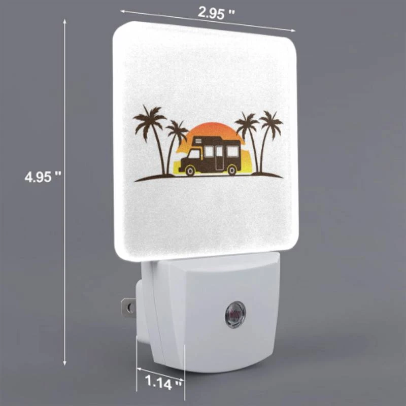 Night Light Set of 2, A food truck is parked in front of a sunset. Night Light Set Of 2, A Food Truck Is Parked In Front Of A Sunset. -Acrylic Night Light Shop 6e0d0682c4439dce9b559a4913f2b52125286e38