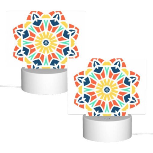 Rectangular Acrylic Night Light, A Colorful Flower With Yellow -Acrylic Night Light Shop 6e61c7da04d5196d5c5bdcde3b8258f4d671a3f2