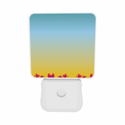 Night Light Set Of 2, A Colorful Sunset With Palm Trees And A Blue Sky. -Acrylic Night Light Shop 6eb5d0d48985ed1aa5d1909aef0630e82a110b86