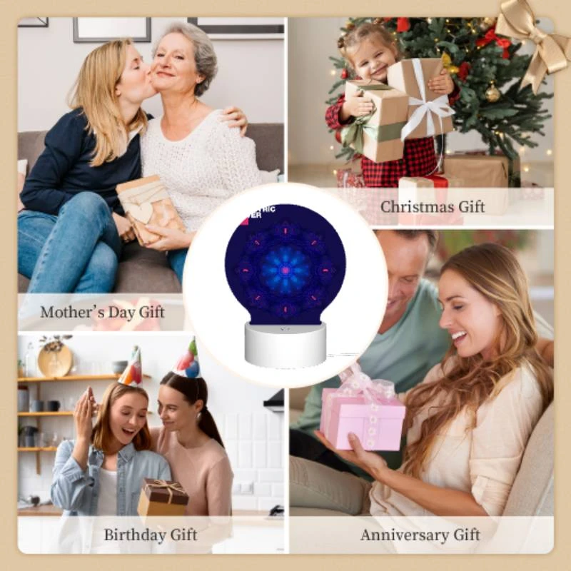 Round Acrylic Night Light, A blue and pink geometric flower. Round Acrylic Night Light, A Blue And Pink Geometric Flower. -Acrylic Night Light Shop 6ee3201c98875ee17d8a58cba52e43a1da20f21a