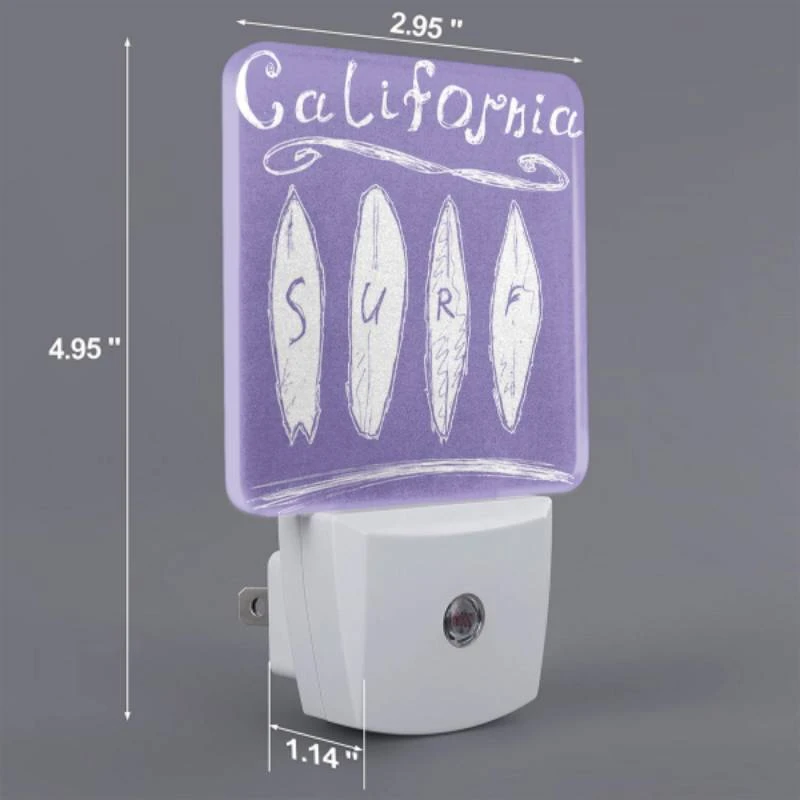 Night Light, A purple drawing of a surfboard with the word surf on it. Night Light, A Purple Drawing Of A Surfboard With The Word Surf On It. -Acrylic Night Light Shop 6eec614da086ddbdd133298fb971c3c4b61168e0