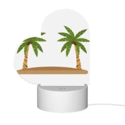 Love Acrylic Night Light, Two Palm Trees On A Sandy Beach. -Acrylic Night Light Shop 6f30f0b4c9a4e72181b1a2e3a069a928e4d2a824