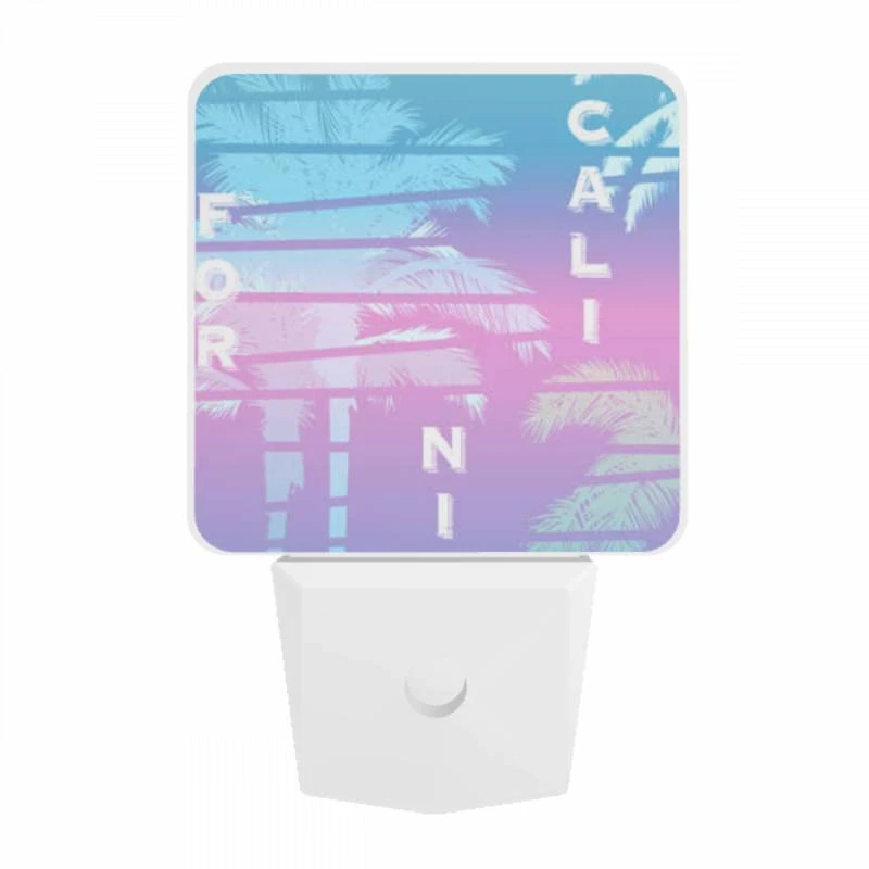 Night Light, A colorful image of palm trees with the word "California" written in the foreground. Night Light, A Colorful Image Of Palm Trees With The Word "California" Written In The Foreground. -Acrylic Night Light Shop 6f99ddea9b351b2c1e58f90e3dc38704e7c0f22f