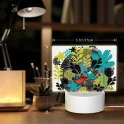 Rectangular Acrylic Night Light, A Colorful Illustration Of A Bird And A Bee Surrounded By Flowers. 5 Rectangular Acrylic Night Light, A Colorful Illustration Of A Bird And A Bee Surrounded By Flowers. -Acrylic Night Light Shop 70419cb5fad3d18fc2e1ff593fc23631ce4d1c8c