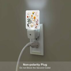 Night Light Set Of 2, A Variety Of Flowers And Leaves Are Arranged On A White Surface. -Acrylic Night Light Shop 705dcf4e0ec8e5a7c98aface6b82bd027db346f9