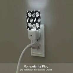 Night Light Set Of 2, A Pattern Of Leaves On A Black Background. 4 Night Light Set Of 2, A Pattern Of Leaves On A Black Background. -Acrylic Night Light Shop 71c56e816e25225f81f9b13218bc3376f3c2d2cd