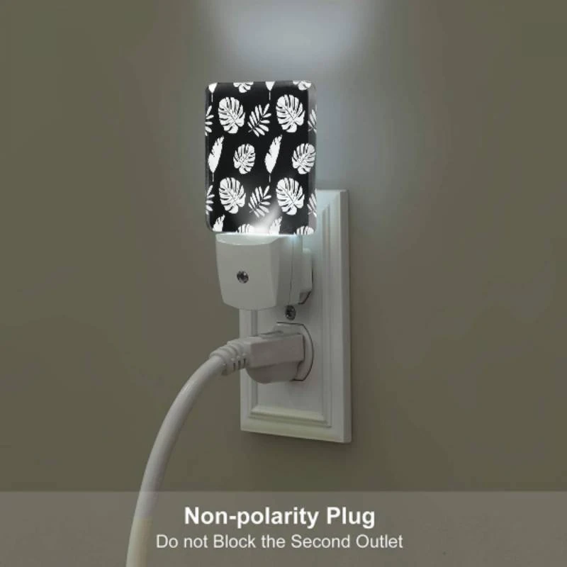 Night Light Set of 2, A pattern of leaves on a black background. Night Light Set Of 2, A Pattern Of Leaves On A Black Background. -Acrylic Night Light Shop 71c56e816e25225f81f9b13218bc3376f3c2d2cd