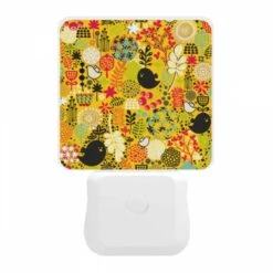 Night Light, A Colorful Pattern Of Birds And Flowers. -Acrylic Night Light Shop 72cf85417a1b96c9420021a03f15f504b0abdfa5