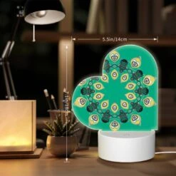 Love Acrylic Night Light, A Colorful Design With A Green Background. -Acrylic Night Light Shop 75846af925a4ddc7e6604d159056c6afbe588c2c