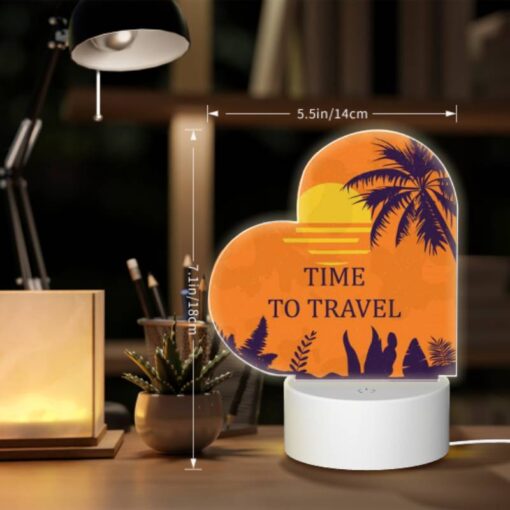 Love Acrylic Night Light, A Sunset With A Palm Tree In The Background. -Acrylic Night Light Shop 75e15bd5ff3e0703c7e3c1c18488333c7635c44d