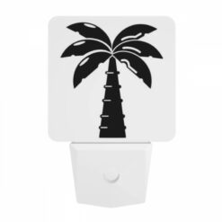 Night Light, A Black And White Image Of A Palm Tree. -Acrylic Night Light Shop 75ecfbd2e90da9506736d3dfc2f7297757723f94