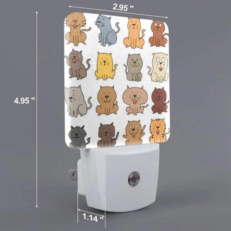 Night Light, A collection of different colored cats. Night Light, A Collection Of Different Colored Cats. -Acrylic Night Light Shop 76100e44996548e0053952fb71d48a3e937fe6e9