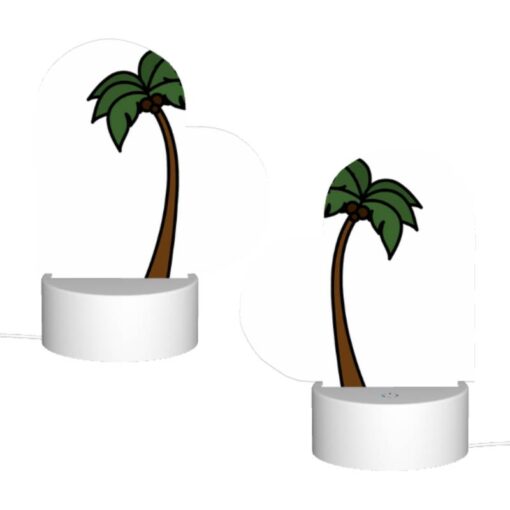 Love Acrylic Night Light, A Cartoon Drawing Of A Palm Tree. -Acrylic Night Light Shop 7654e3d99e20dea8784af2ab08a5011dd96eb16a