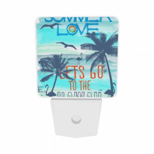 Night Light Set Of 2, A Colorful Poster Advertising A Trip To Hawaii. -Acrylic Night Light Shop 76e2c741bc539d083a74b69e389d5388c6867b4c