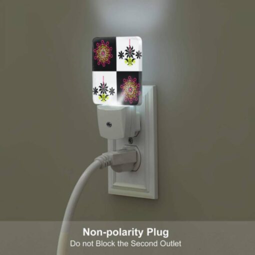 Night Light, A Black And White Image Of A Flower With A Pink Center. -Acrylic Night Light Shop 77182b94e1ced9e98a2415d0a1d656f3eb8d0d8d