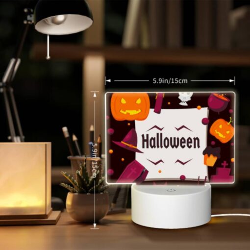 Rectangular Acrylic Night Light, Halloween Is A Time For Fun And Spooky Decorations. -Acrylic Night Light Shop 779225a837ea6df1e3ea5e1ac40c0a6b144072c1