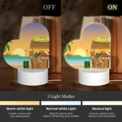 Love Acrylic Night Light, A Group Of People Are Sitting At A Bar On The Beach. -Acrylic Night Light Shop 77ffc690fc4ae4872ab72938998120c1f36cf299