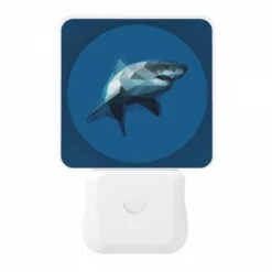 Night Light, A Shark Is Shown In A Blue Ocean. -Acrylic Night Light Shop 78681f1c32bdf22e59faffb8a433f3880477e096