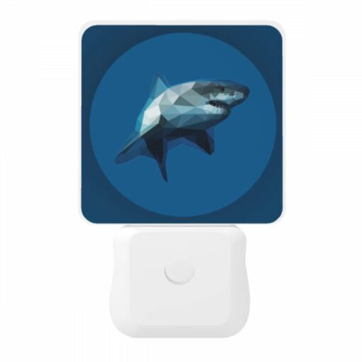 Night Light, A Shark Is Shown In A Blue Ocean. -Acrylic Night Light Shop 78681f1c32bdf22e59faffb8a433f3880477e096