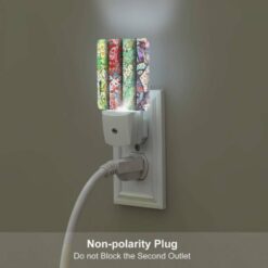 Night Light Set Of 2, Four Different Colored Papers With Designs On Them. -Acrylic Night Light Shop 788262ef16cf70882d57b49a1e289c9c375e98e3