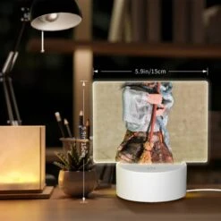 Rectangular Acrylic Night Light, A Doll With A Broom In Its Hand. -Acrylic Night Light Shop 789b71dfc228b583753958bdab070d479fc9783f