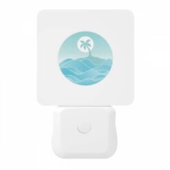 Night Light, A Blue And White Ocean With A Palm Tree In The Middle. -Acrylic Night Light Shop 79df9489d4089d1b4e812c1a5349ffdb8a6d739d
