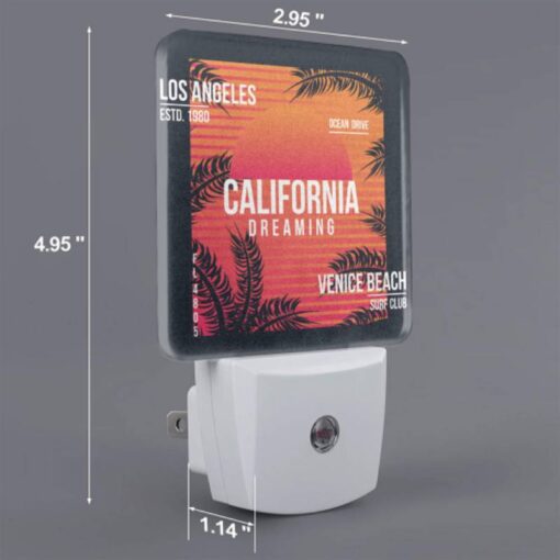 Night Light Set Of 2, A Colorful Poster Advertising A Surf Club In Venice Beach -Acrylic Night Light Shop 7a2bc3bc0aa58b19e7c8a8924b2b69969dc0c79a