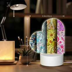 Love Acrylic Night Light, Four Different Colored Paintings Of Flowers. -Acrylic Night Light Shop 7abdc30af66b56fc26c5e5760c82a85af7514d00