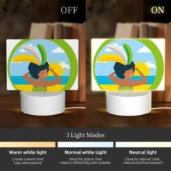 Rectangular Acrylic Night Light, A Woman Wearing A Grass Skirt And A Sun Hat Is Standing On A Beach. 2 Rectangular Acrylic Night Light, A Woman Wearing A Grass Skirt And A Sun Hat Is Standing On A Beach. -Acrylic Night Light Shop 7af233b098ea8234ddae5cbe643c0392fa8a7a12