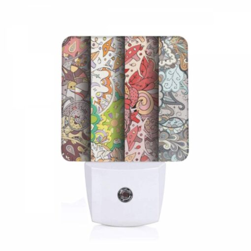 Night Light, Three Colorful Designs Are Displayed On A Wall. -Acrylic Night Light Shop 7b18c4cd931e1bbd06b05496ccc90127362aad7e