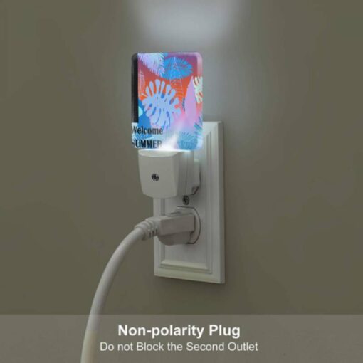 Night Light, A Colorful Image Of A Tropical Forest With The Words "welcome Summer" Written In The Bottom Right Corner. -Acrylic Night Light Shop 7b4b070973d47c3c3f8195177df98104e4edc332