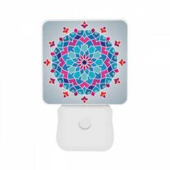 Night Light Set Of 2, A Colorful Blue And Purple Flower Design. -Acrylic Night Light Shop 7b6d79a344cba9f413d2c0eddb03db096c8e14e0
