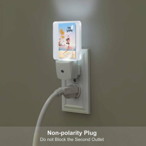 Night Light Set Of 2, A Woman Is Doing A Yoga Pose On A Beach. -Acrylic Night Light Shop 7b6dbf431abd603fab6e76bc78281f72f8f9ed18