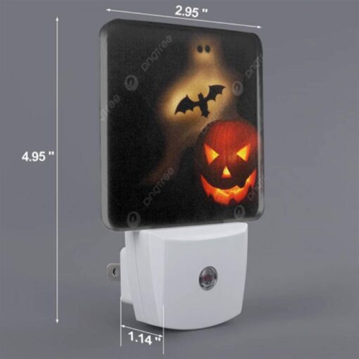 Night Light, A Pumpkin With A Bat And A Ghost Above It. -Acrylic Night Light Shop 7c8434a6b520d5ae76bf236d2939a532d38d558f