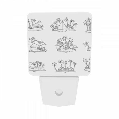 Night Light Set Of 2, A Collection Of Six Different Colored Palm Trees. -Acrylic Night Light Shop 7d10424ba9fcc263df0a0f52dc2b852d24b1258d