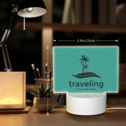 Rectangular Acrylic Night Light, A Logo For A Traveling Company. -Acrylic Night Light Shop 7da5e9ebb5485f82c99c11bc0c47803b0f57a127