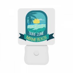 Night Light Set Of 2, A Logo For Miami Beach With A Sun And Palm Trees. -Acrylic Night Light Shop 7ebca2dd4c303f93db5322a8dca2f5caf12cd54c