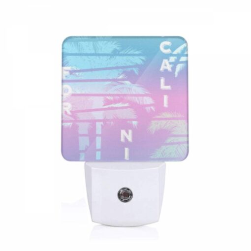 Night Light, A Colorful Image Of Palm Trees With The Word "California" Written In The Foreground. -Acrylic Night Light Shop 7ee68b4f9550815448bad7bb767320c8ca141b2e