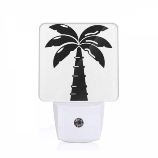 Night Light, A Black And White Image Of A Palm Tree. -Acrylic Night Light Shop 7f002c72bc4fa0fd24899014bb1e0d800aaa62b9