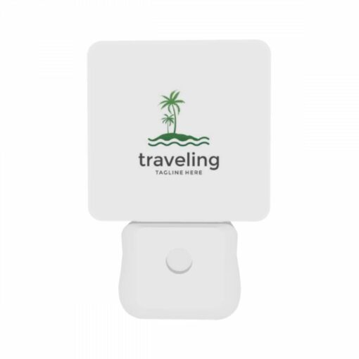 Night Light Set Of 2, A Logo For Traveling With A Palm Tree In The Background. -Acrylic Night Light Shop 7f2fc16a6d7952af7b814edf3ebd81cda2393f08