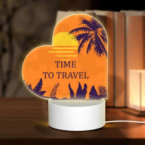 Love Acrylic Night Light, A Sunset With A Palm Tree In The Background. -Acrylic Night Light Shop 7f3c46d1a89410c944e8a6ccab8523087ac7a76b