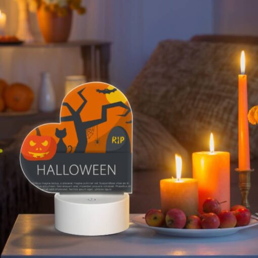 Love Acrylic Night Light, A Halloween Poster With A Tree -Acrylic Night Light Shop 7fb6ae83a2617d7e89310ee22b89974092569e6d