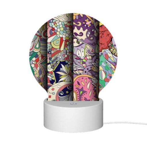 Round Acrylic Night Light, Three Colorful Designs Are Displayed On A Single Sheet Of Paper. -Acrylic Night Light Shop 7fb9282ec609579d3736e5913ce9a1e7f679e20b