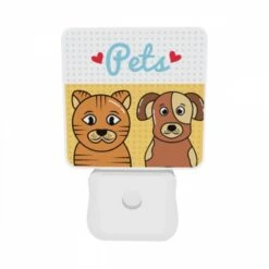 Night Light Set Of 2, Two Cartoon Animals -Acrylic Night Light Shop 80005e11fa3e2afe457d6559b2b3d04d98256303