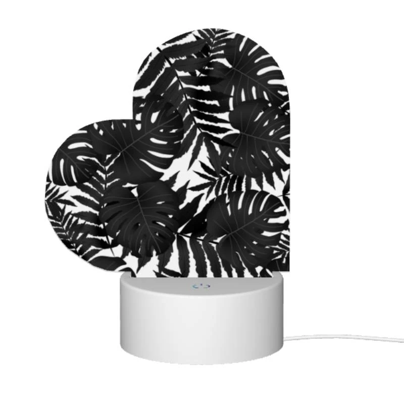 Love Acrylic Night Light, A pattern of leaves on a black and white background. Love Acrylic Night Light, A Pattern Of Leaves On A Black And White Background. -Acrylic Night Light Shop 80468e14a707cab8deef2a3f692874b4314aeee9