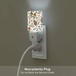 Night Light Set Of 2, A Colorful Floral Pattern With A Variety Of Flowers And Leaves. -Acrylic Night Light Shop 804d4bac1ad6e5e0a2df8460faa899b39f0fecb7