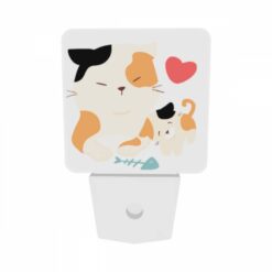 Night Light Set Of 2, A Cat And A Kitten Are Sitting Together. -Acrylic Night Light Shop 80622b148a0b34df7f1f6cd2557a2cf70d910f85