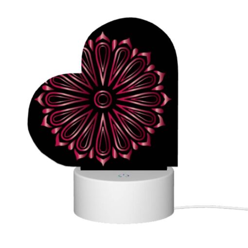 Love Acrylic Night Light, A Pink And Purple Flower With A Black Background. -Acrylic Night Light Shop 813eb184c07dd17dfc4e24f13b6881e30d77ce21