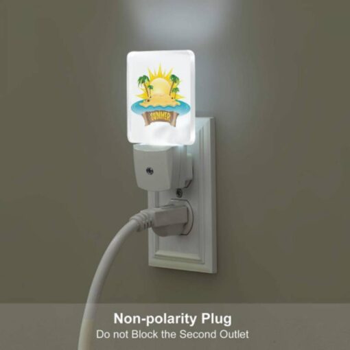 Night Light, A Sunny Beach With A Palm Tree Logo. -Acrylic Night Light Shop 816174aaba7396424db8355d1520660cc97da24e