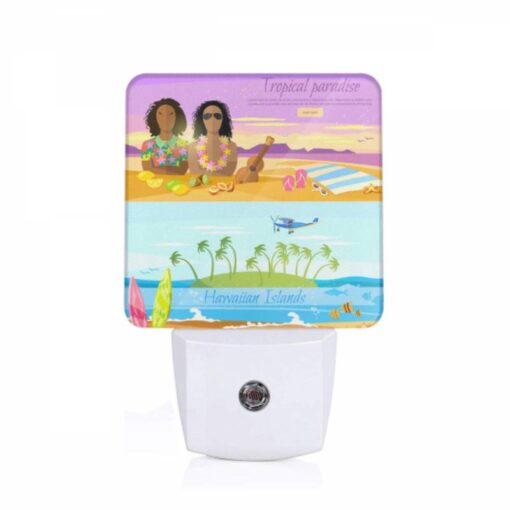Night Light, A Colorful Advertisement For Hawaiian Islands. -Acrylic Night Light Shop 816af26b77bdd58712f3a53cc33370fc76ac3e02